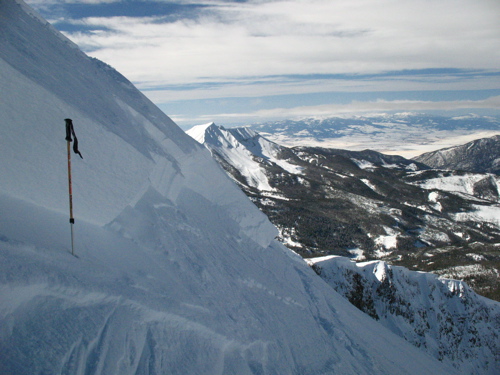 Avalanche on Lone Peak Avalanche on Lone Peak