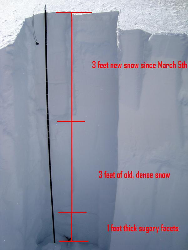 Lionhead Snow Pit Lionhead Snow Pit