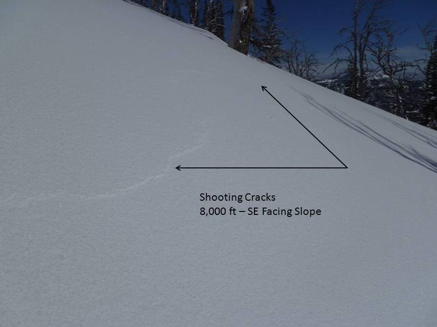 Shooting Crack - Southern Madison Range Shooting Crack - Southern Madison Range