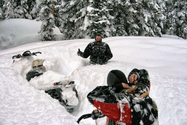 Deep Snow in Cooke Deep Snow in Cooke